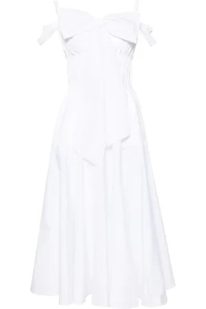 Patou Vestido de cóctel midi con detalle de lazo