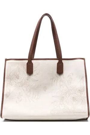 ELEVENTY Bolso shopper con estampado floral