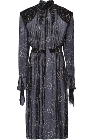 Prada Vestido de georgette estampado
