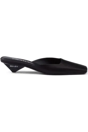 Prada Mules con puntera cuadrada