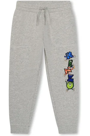 Kenzo Pantalones de chándal con logo bordado