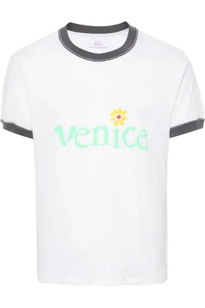 ERL Camiseta con eslogan estampado