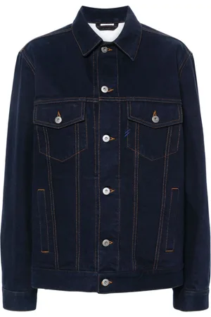 Burberry Chaqueta vaquera con parche del logo