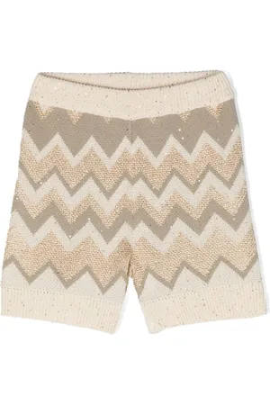 Missoni Bermudas con motivo en zigzag de lentejuelas