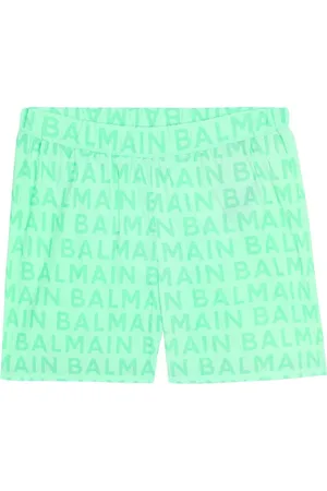Balmain Bañador con logo estampado