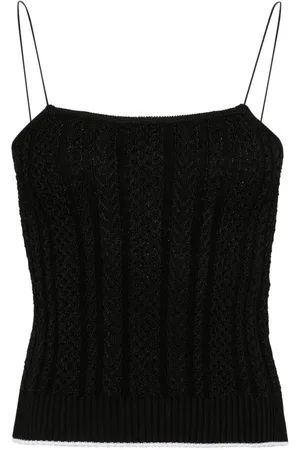 Jacquemus Top de punto de ochos Le Haut Bella