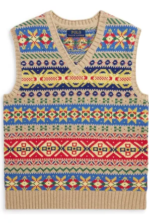 Ralph Lauren Chaleco de punto Fair Isle