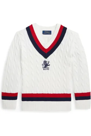 Ralph Lauren Jersey bordado de punto de ochos