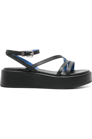 Tommy Hilfiger Sandalias con plataforma y tiras cruzadas