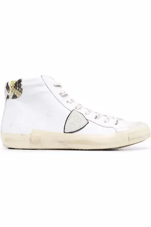 Philippe model Zapatillas PRSX con efecto de piel de serpiente