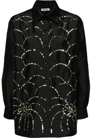 BATSHEVA Blusa Alison con lentejuelas