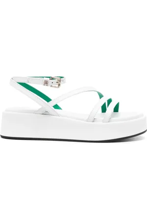 Tommy Hilfiger Sandalias con plataforma y tiras cruzadas