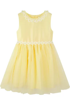 Rachel Riley Vestido con margaritas bordadas