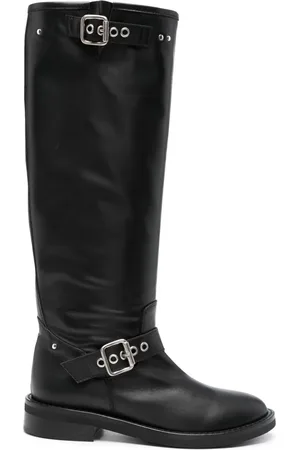 Via Roma Botas altas de piel