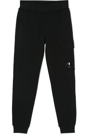 C.P. Company Pantalones de chándal con detalle Lens