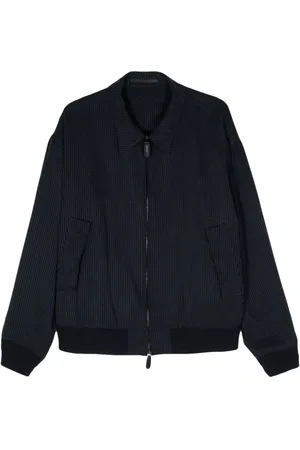 Giorgio Armani Chaqueta bomber a rayas
