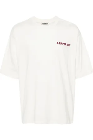 A PAPER KID Camiseta con logo estampado