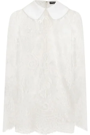 Dolce & Gabbana Vestido corto con cuello Peter Pan