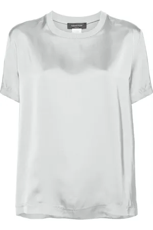 Fabiana Filippi Blusa con cuello en contraste