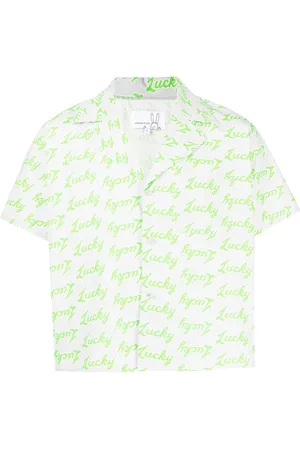 Natasha Zinko Camisa con eslogan estampado