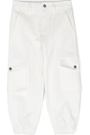 Msgm Pantalones tipo cargo stretch