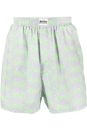 Natasha Zinko Bermudas con eslogan estampado