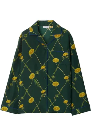 Burberry Camisa con estampado de diente de león