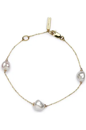 Autore Pulsera Sophia en oro amarillo de 9 ct con perlas