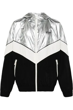 Golden Goose Cortavientos con diseño patchwork