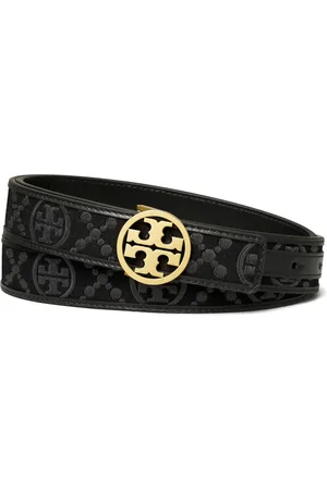 Tory Burch Cinturón 1" Miller con monograma T