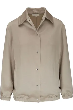 Vince Chaqueta bomber con apliques de presión