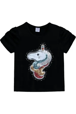Mimi Tutu Camiseta con aplique de unicornio