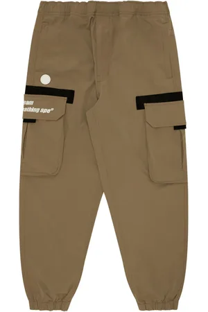 A Bathing Ape Pantalones cargo con logo estampado