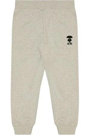 A Bathing Ape Pantalones de chándal con logo bordado