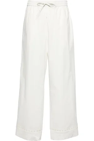 YVES SALOMON Pantalones rectos de talle alto