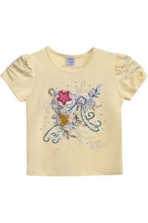 Mimi Tutu Camiseta con aplique floral