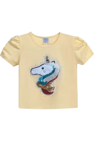 Mimi Tutu Camiseta con aplique de unicornio