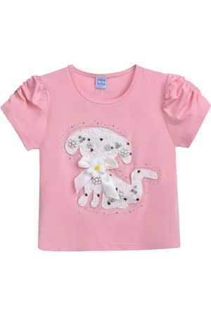 Mimi Tutu Camiseta con aplique de perro