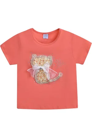 Mimi Tutu Camiseta con aplique de gato