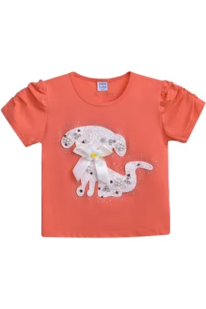 Mimi Tutu Camiseta con aplique de perro