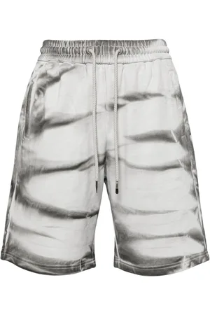 Feng Chen Wang Pantalones cortos de chándal con motivo tie-dye