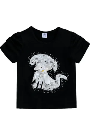 Mimi Tutu Camiseta con aplique de perro