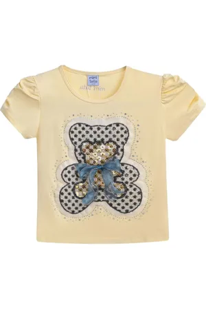 Mimi Tutu Camiseta con aplique de oso