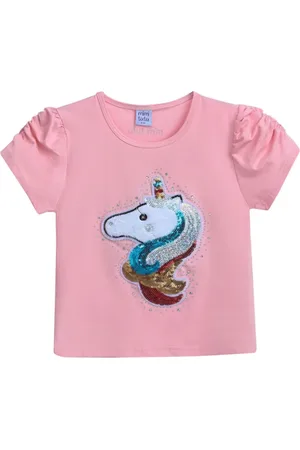 Mimi Tutu Camiseta con aplique de unicornio
