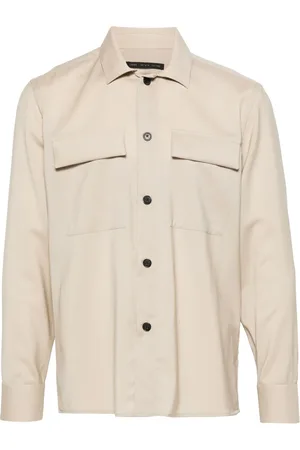 LOW BRAND Camisa con bolsillos de parche