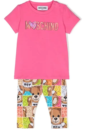 Moschino Conjunto de leggins y camiseta con logo estampado