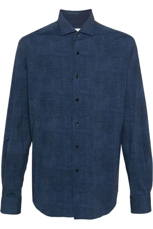Xacus Camisa con estampado de cambray