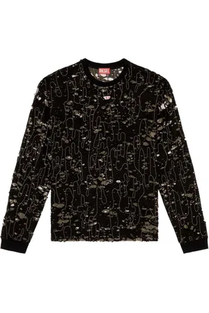 Diesel Camiseta T-Boxt con efecto envejecido