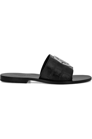 Philipp Plein Sandalias con placa del logo