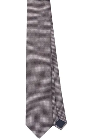 corneliani Corbata con motivo de lunares